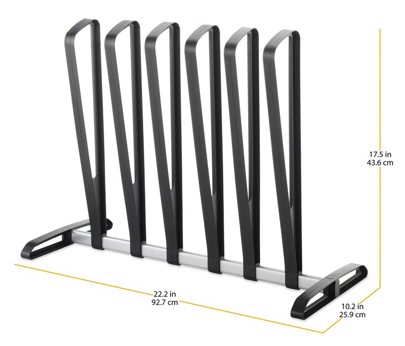 Whitmor 3 Pair Boot Rack - Adjustable Heavy Duty Frame - Black - Image 5
